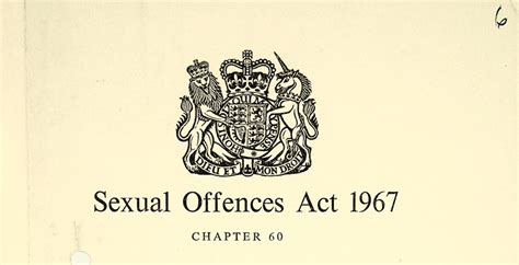 1967 Sexual Offences Act 50 Years On The National Archives Blog