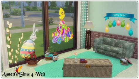 Annetts Sims 4 Welt Easter Wall Deco Part 2