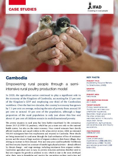 Empowering Rural People Through A Semiintensive Rural Poultry