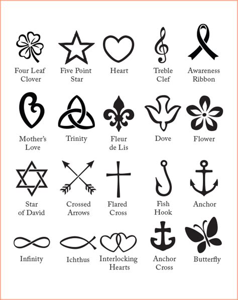 Small Symbol Tattoos And Their Meanings