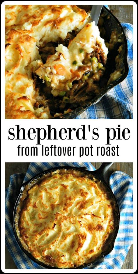 We also call for roasting the sweet potatoes versus steaming or boiling, which brings out the sweetness even more. Shepherds Pie from Leftover Pot Roast | Recipe | Pork ...