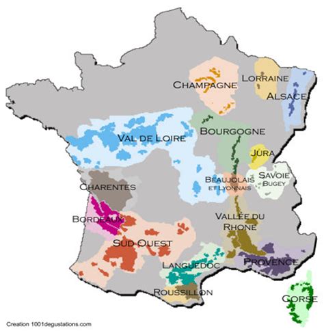 15 Regiones Principales Vitivinicolas De Francia Entrelíasyduelas