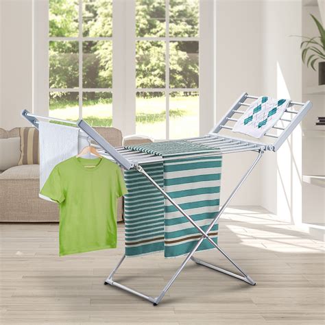Jan 05, 2021 · a s far as domestic gadgetry goes, a heated clothes airer may not sound like the most exciting of purchases. Portable Electric Clothes Dryer Heated Towel Rail Airer ...