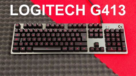 Logitech G413 Carbon Review Budget Mechanical Gaming Keyboard Youtube