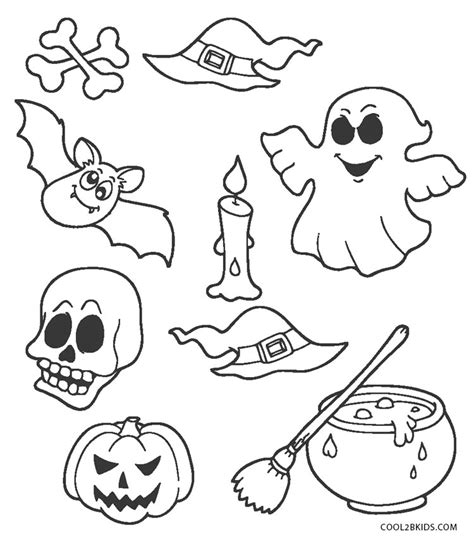 Dibujos de Halloween para colorear Páginas para imprimir gratis