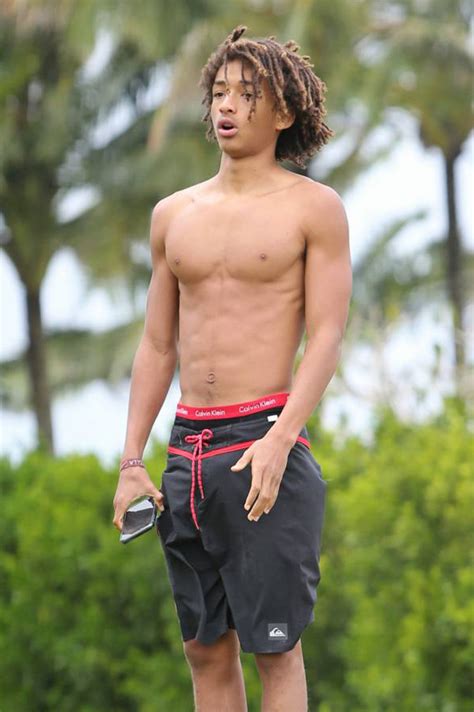 Shirtless Male Celebs Jaden Smith