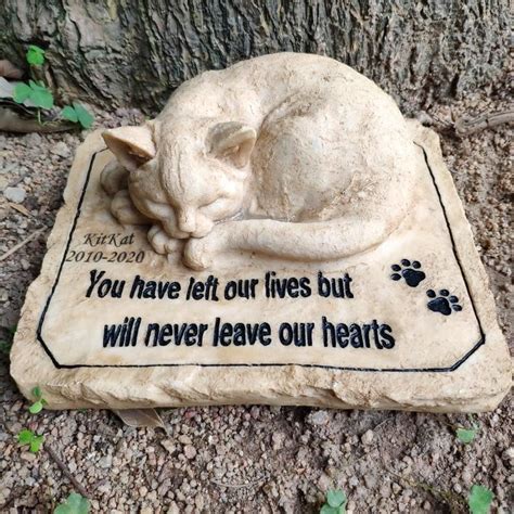Cat Memorial Stones Pet Memorial Garden Personalized Pet Memorial