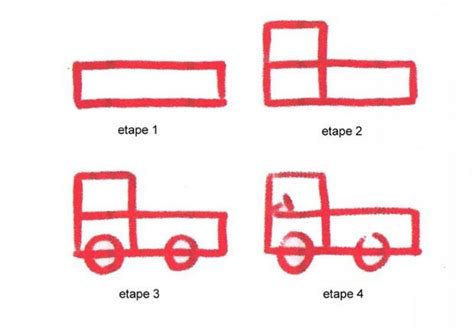 Acheté le 4 oct 2010 et servi seulement l'hiver. Apprendre Ã dessiner Un camion - Dessins simples | Toddler ...