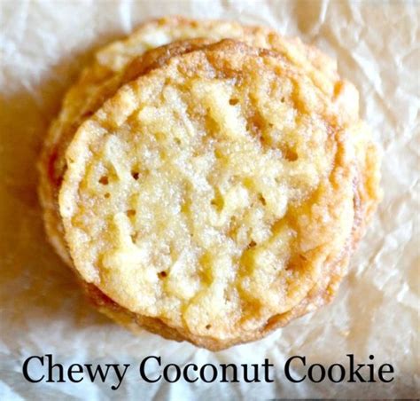 Chewy Coconut Cookies By Dina Desserts Cookie Recipes How Sweet Eats