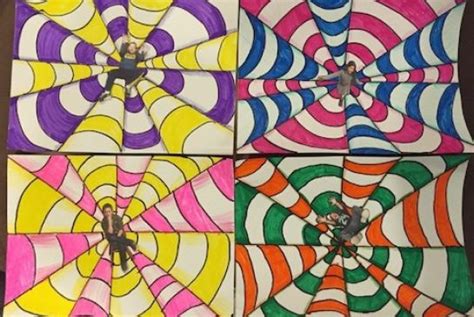 Converging Lines Op Art Artdocent And Articles Issaquah Schools