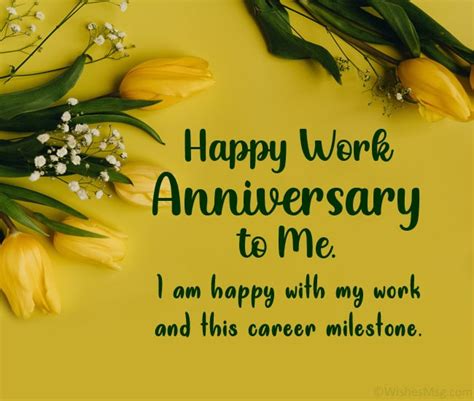 Happy Work Anniversary Quotes Wishes And Messages Off
