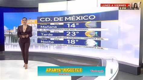 Pronóstico Del Tiempo Para Cdmx 14 De Septiembre De 2022 Telediario México