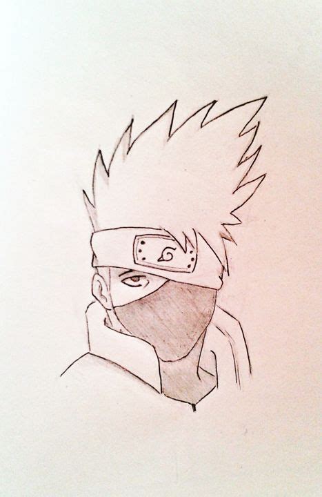 Drawing Of Kakashi Naruto Manga Drawings And Illustration