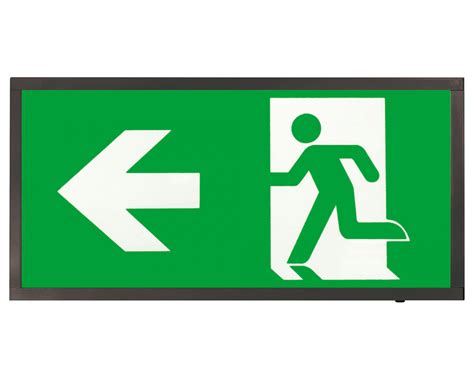 Emergency LED Maintained Box Exit Sign | Search | Product finder ...