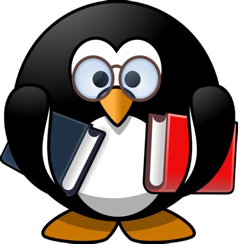 Wise Owl With Books Clip Art At Vector Clip Art Online
