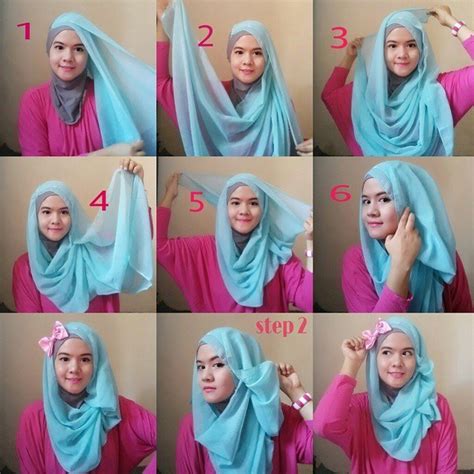 Easy And Simple Hijab Tutorials How To Wear Hijab Steps Hijab