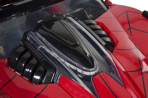 Spiderman 6 Volt Super Electric Ride On Car Redblackblue