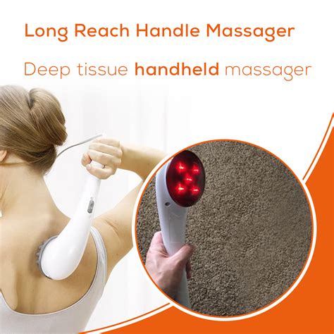 Beurer Handheld Electric Vibrating Massager For Deep Tissue Massaging 3 Massage Attachments