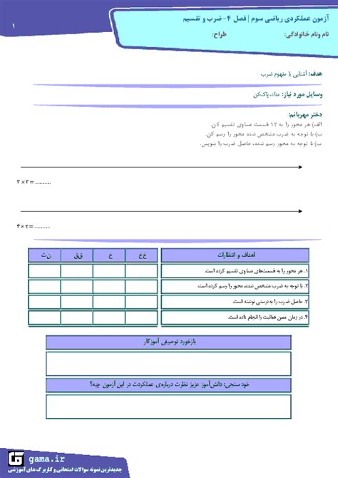 خدمات الافراد برنامج دعم صغار مربي الماشية البيئة تطلق بوابة ريف الإلكترونية لدعم ال. آزمون ریاضی سوم دبستان شهید محبوب پایه گلبهار | فصل پنجم ...