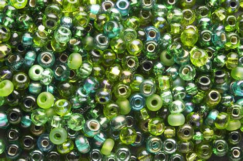 Green Beads — Stock Photo © Annamarynenko 9538505