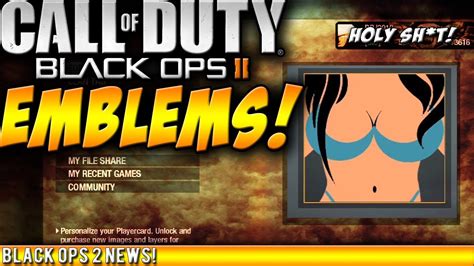 Black Ops 2 Custom Emblems Are Back YouTube