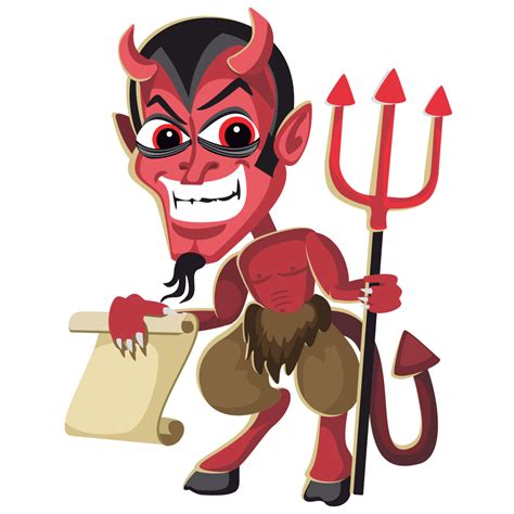 Free Devil Holding a Pitchfork | Clipart Panda - Free Clipart Images