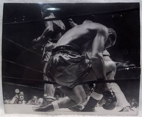 Original Vintage Rocky Marciano Vs Joe Louis Boxing Photo No3 Ebay