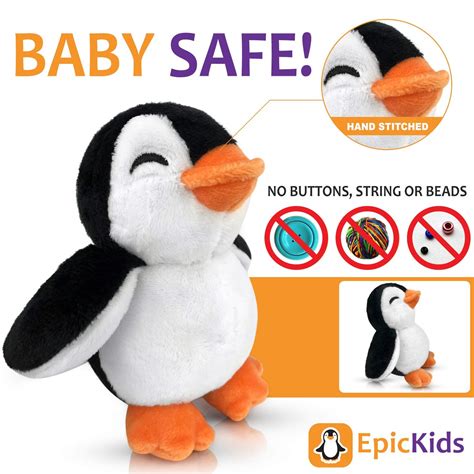 Stuffed Penguin Plush Stuffed Penguin Toy Meet Mr Chill The Baby