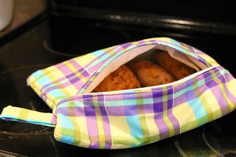 Place on microwave safe plate. How to Make a Microwave Potato Bag + Free Sewing Pattern ...