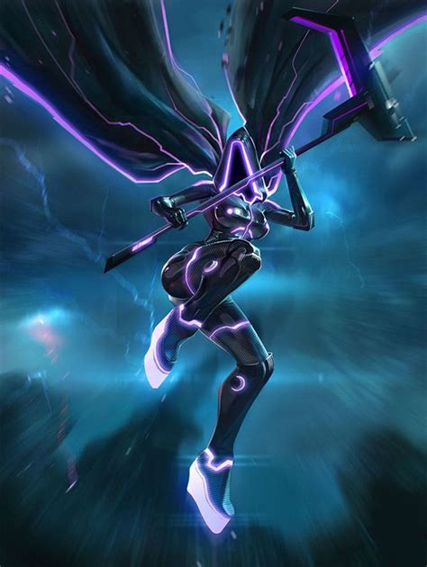 Grim Reaper Tron Tron Art Dark Fantasy Art Cyberpunk Art