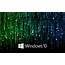 Windows 10 White Text Logo On Meteor Shower Wallpaper  Computer