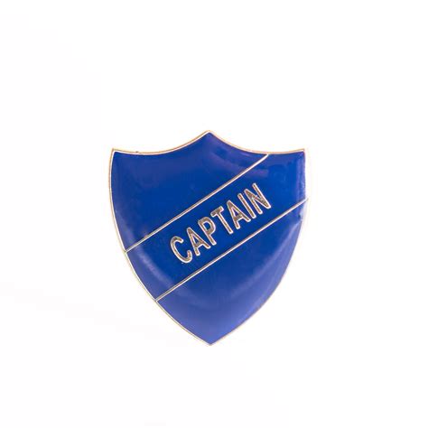 Enamel Shield Pin Badge Captain London Emblem