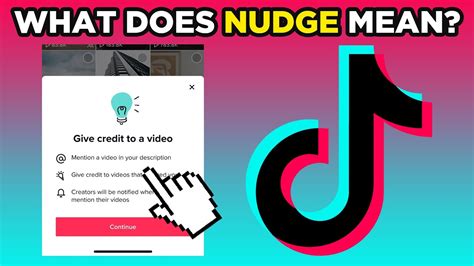 What Does Nudge Mean On TikTok YouTube