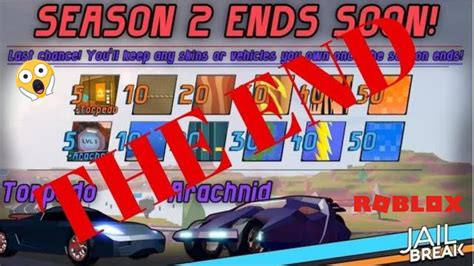 Jailbreak is a popular roblox game played over four billion times. Roblox Jailbreak - SEASON 2 ENDING SOON - Roblox - YouTube