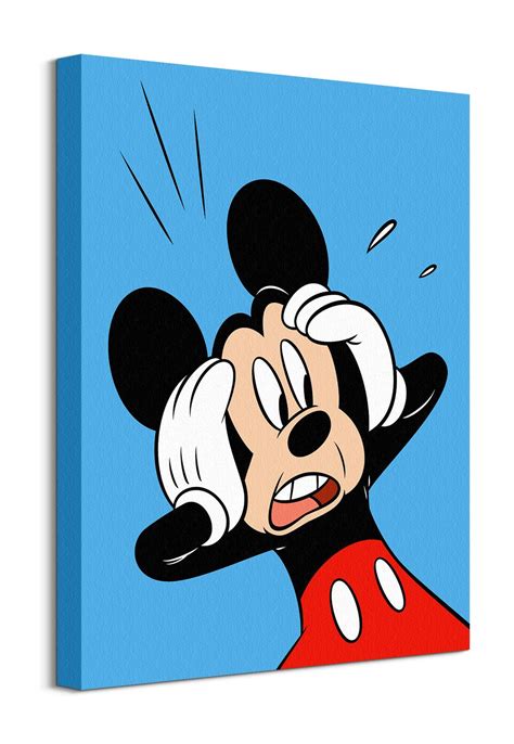 Obraz Mickey Mouse Shocked Do Pokoju Malucha Sklep Nice Wall
