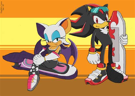 Shadow And Rouge Sonic Rider Fan Art 2748234 Fanpop