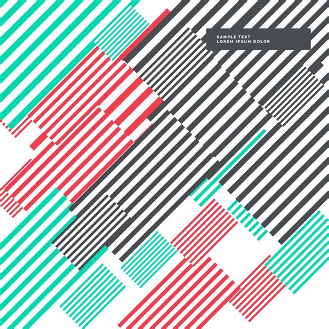 Colorful Abstract Stripes Background Modern Design
