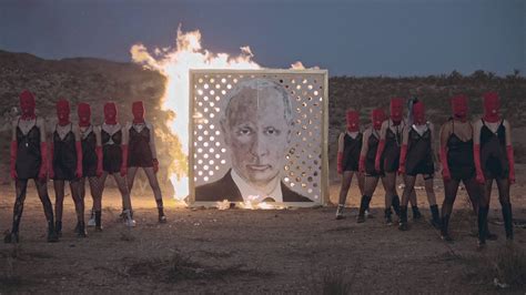 Pussy Riot Putin’s Ashes Art In Los Angeles