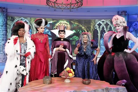 The View Hosts Dressed As Disney Villains Halloween 2015 Popsugar Celebrity