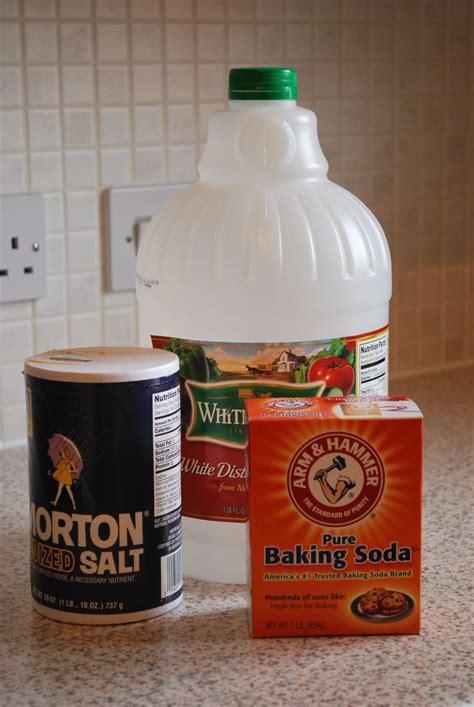 The first way to create a mixture of baking soda and vinegar is to add a ½ cup of baking soda down the drain. Welcome to BUDGETLOVINGMILITARYWIFE.COM | Drain cleaner ...