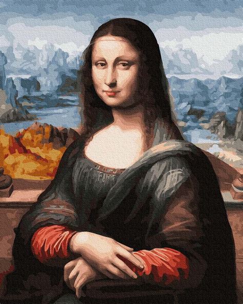 Pictur Pe Numere Mona Lisa Leonardo Da Vinci