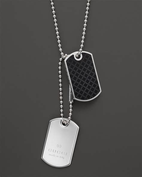 lyst-gucci-dog-tag-necklace-236-in-metallic-for-men