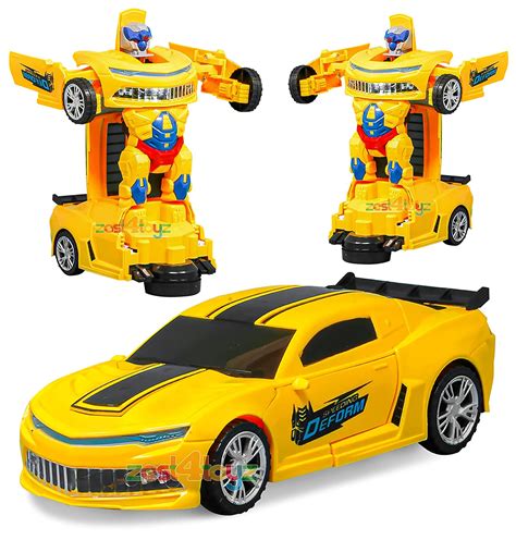 Transforming Robot Car One Button Deformation Car Robot Toy With