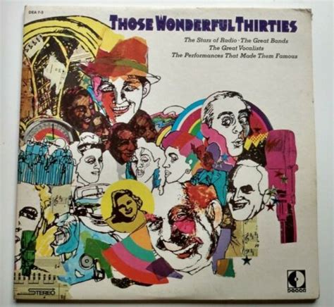 Promo Those Wonderful Thirties The Stars Of Radio 2xlp Dea 7 3 1974 Decca Ebay