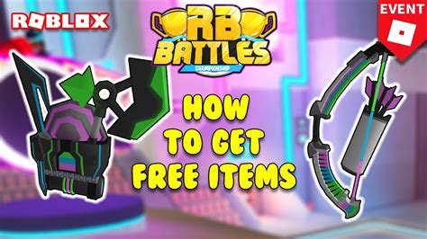 Free Items How To Get Rb Battle Pack Rb Battle Archer Pack L Roblox