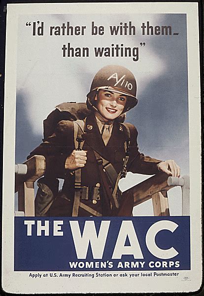 women s army corps recruiting poster from wwii wwii posters wwii propaganda wwii women