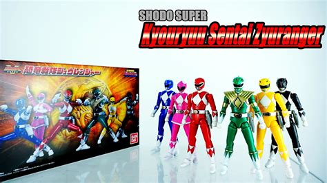 Review SHODO SUPER Kyouryuu Sentai Zyuranger YouTube