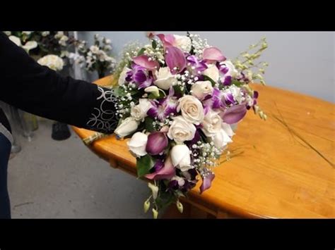 Cascading wedding bouquets are a great choice. How to Make a Cascading Bridal Bouquet with Roses, Orchids ...