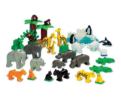 Lego Set 9210 1 Wild Animals Set 2001 Educational And Dacta Duplo