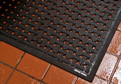 Kitchen rubber mats is an accent piece of kitchen. Rubber Drainage Kitchen Mat | Eagle Mat